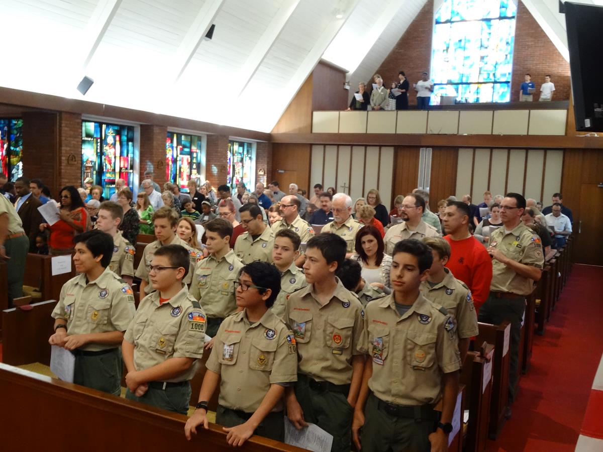 Calvary Episcopal Church Boy Scout troop